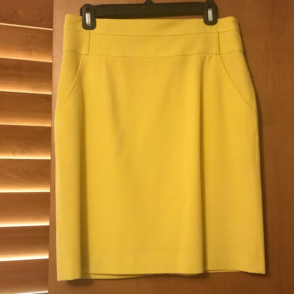 Gianni Bini chartreuse dress skirt